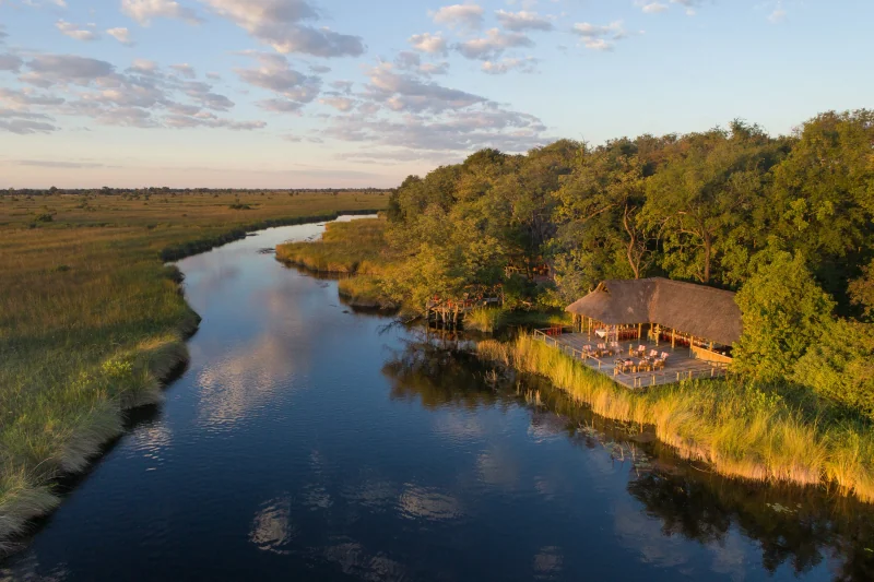 Camp Xakanaxa in Moremi Game Reserve, Botswana